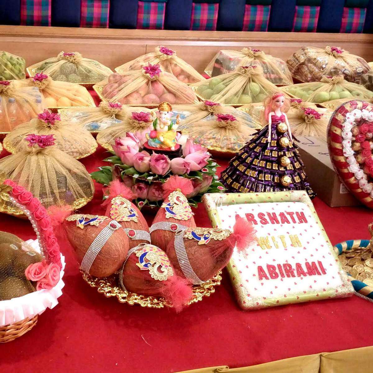 Seer varisai thattu decoration ideas Wedding Seer Varisai Plates