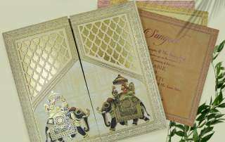 Wedding invitation in english.