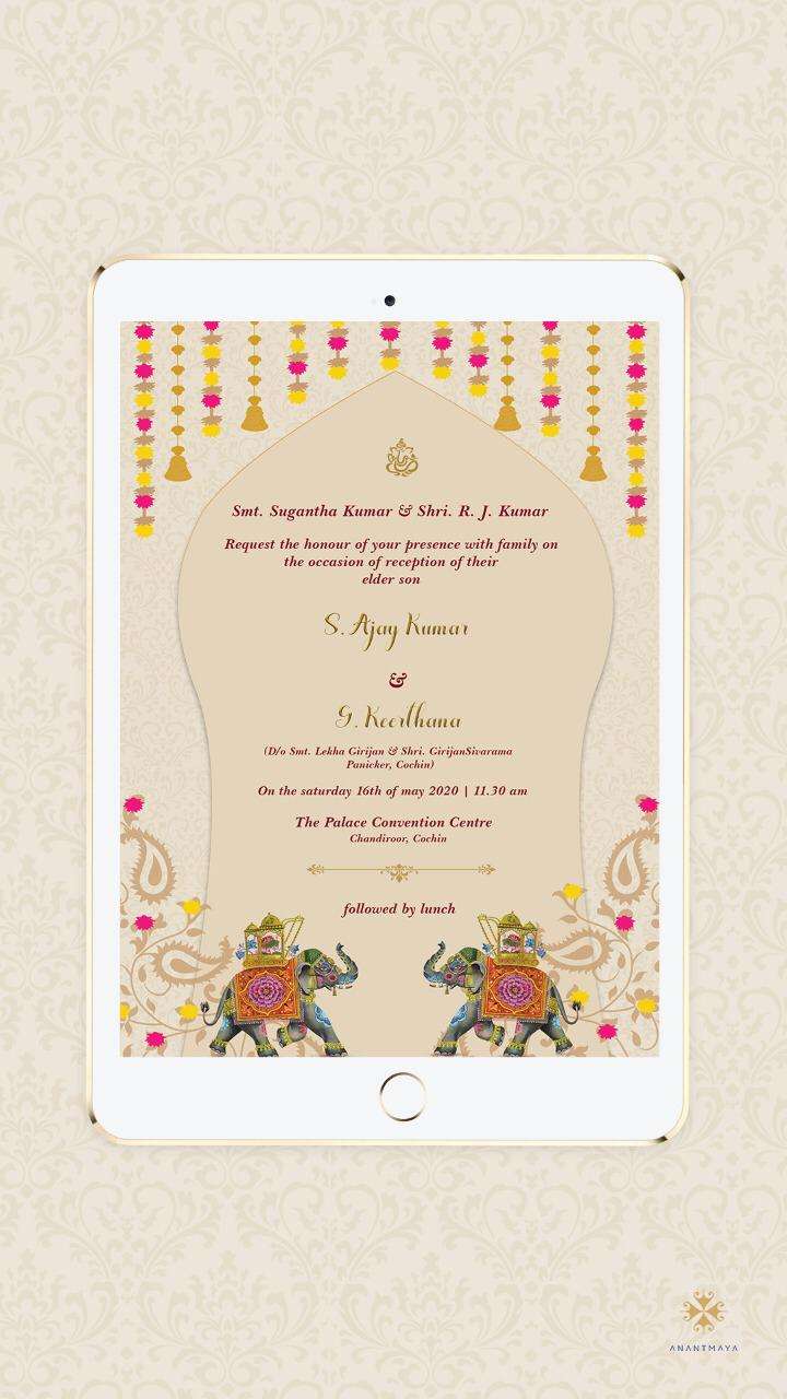 Digital Marriage Invitation
