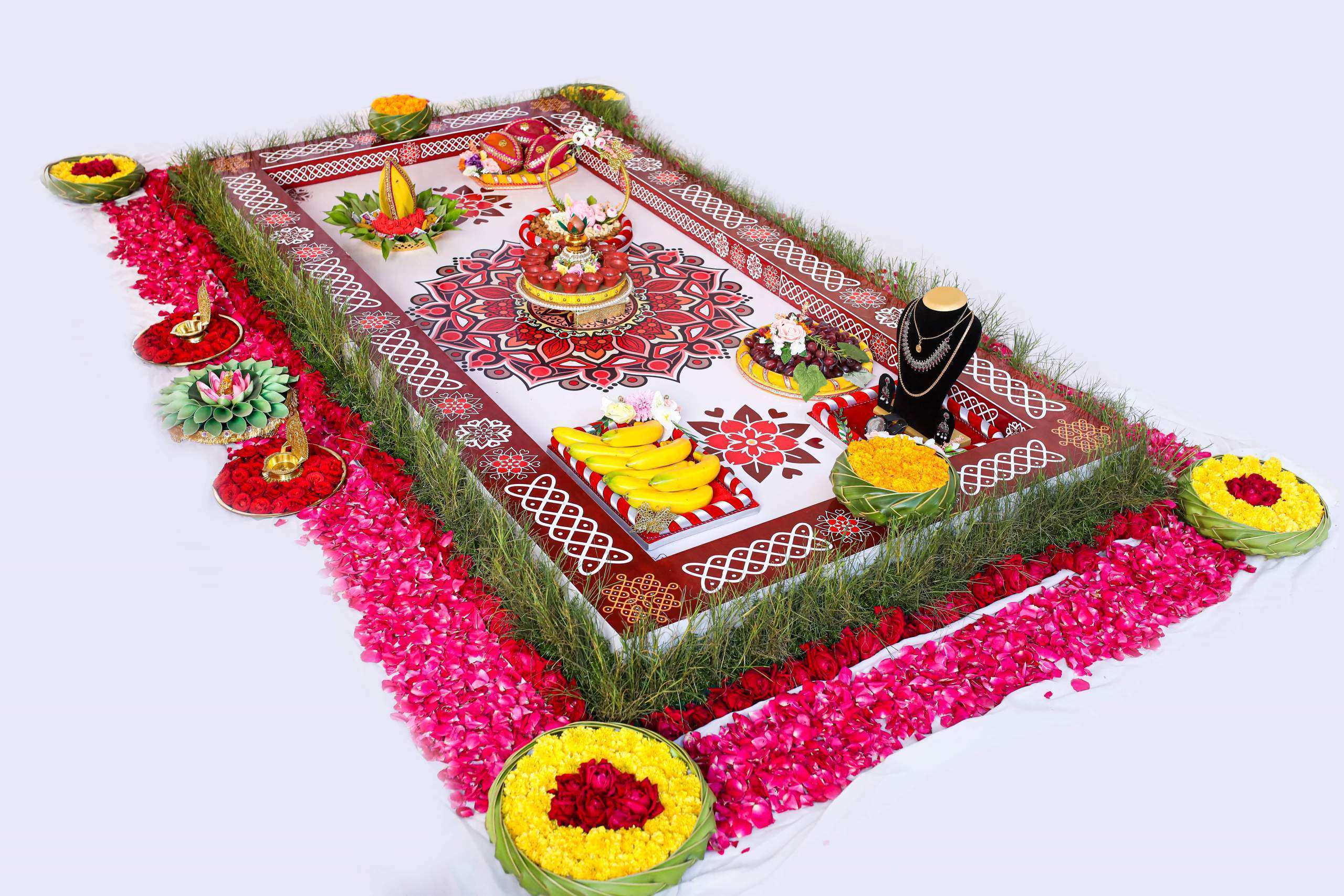 Rangoli Theme Seer Plates Rangoli Theme