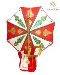 Kasi Yatra Set White and Red