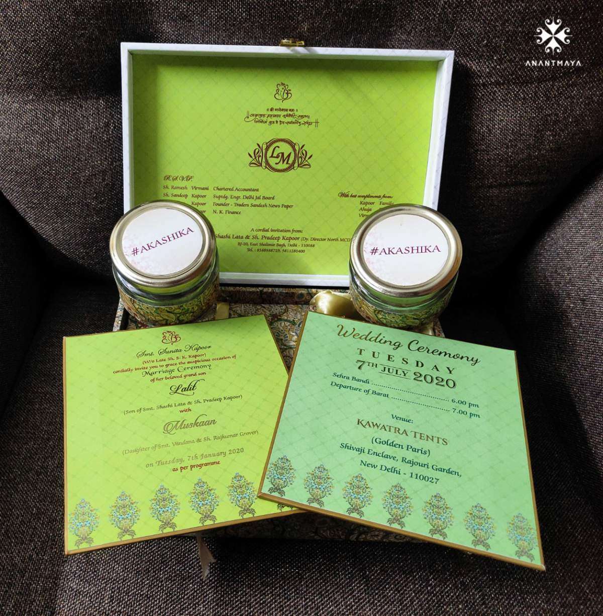 Box Wedding Invitation | Box invites | Box invitation cards