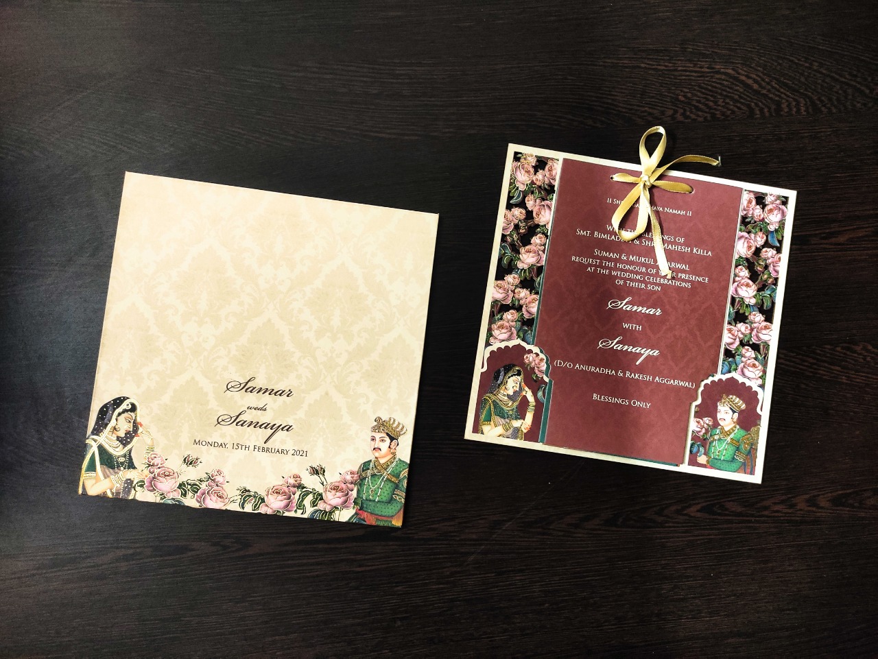 luxury laser cut wedding invitations