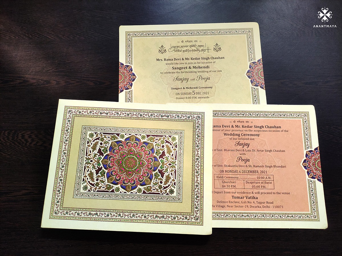 Mandala invites