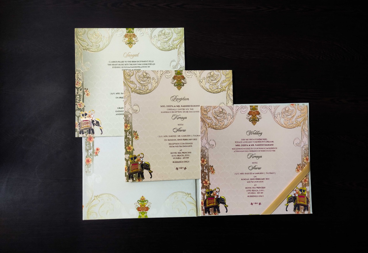 ROYAL WEDDING INVITATION CARD DESIGN
