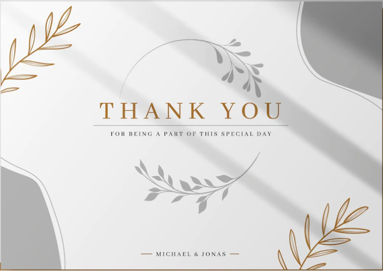 Wedding Thank You Cards