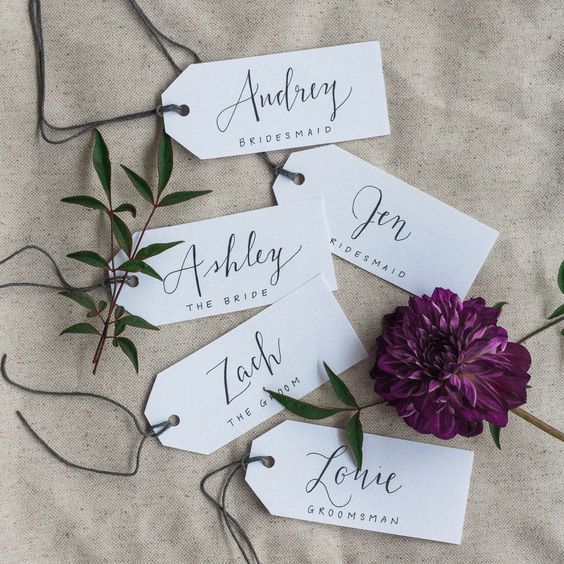 Wedding Name Tags