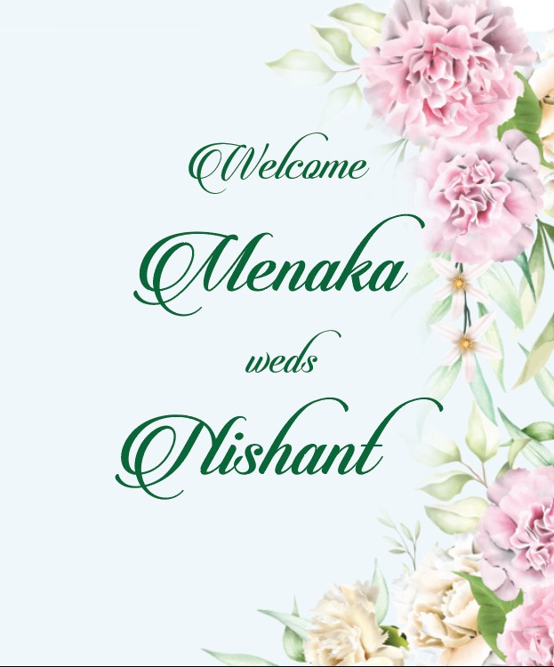 Wedding Welcome Card