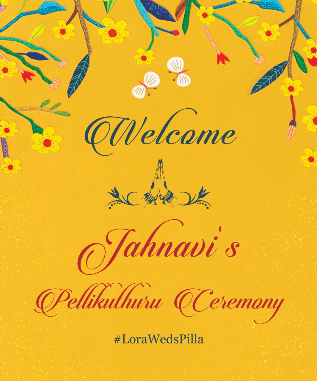 Wedding Welcome Card