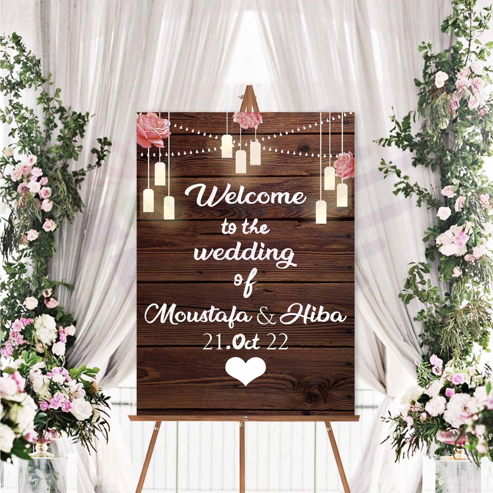 Wedding Welcome Card