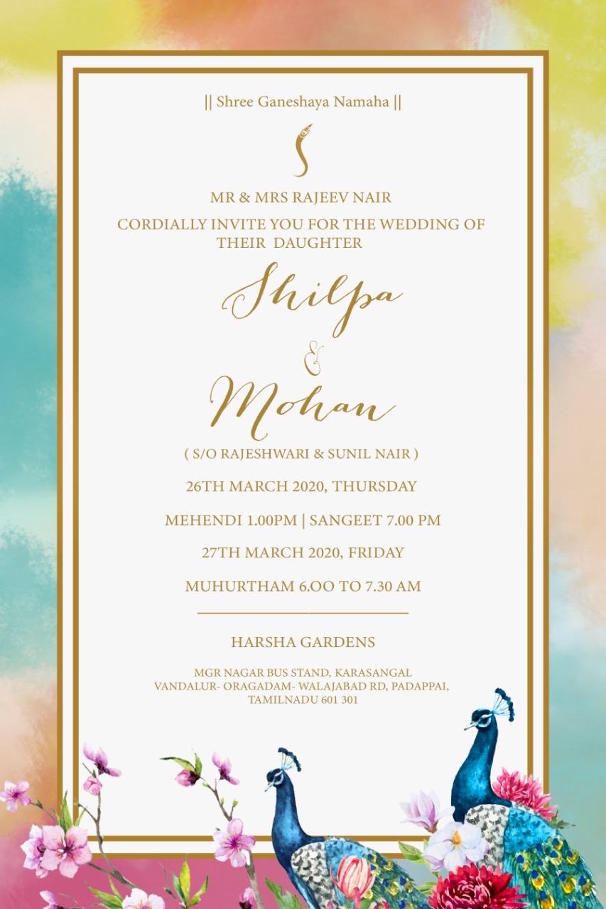 digital wedding invites