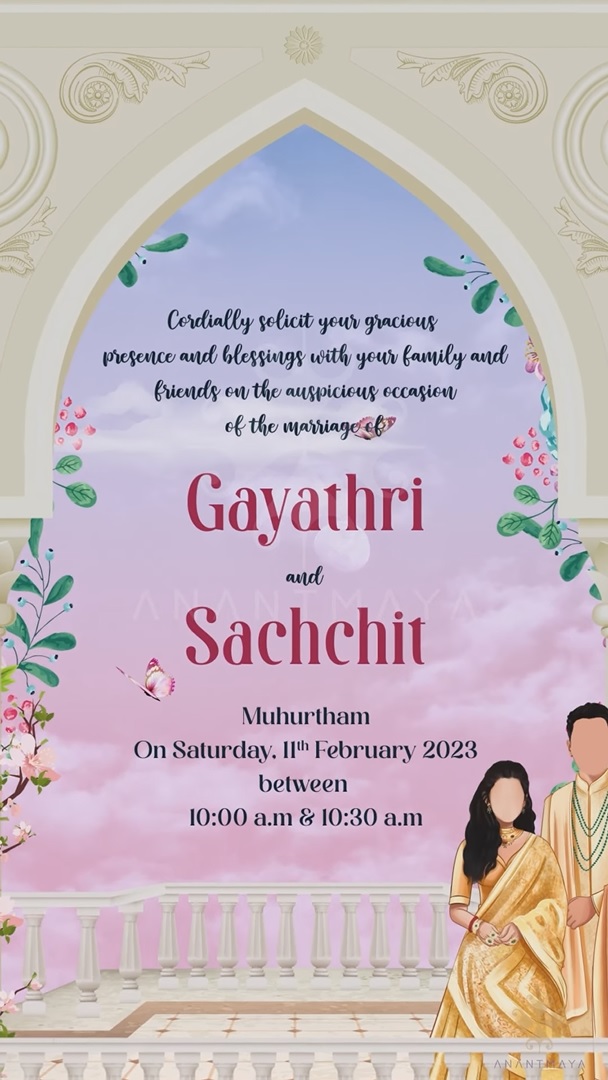 Digital wedding invitation card | E Wedding Card