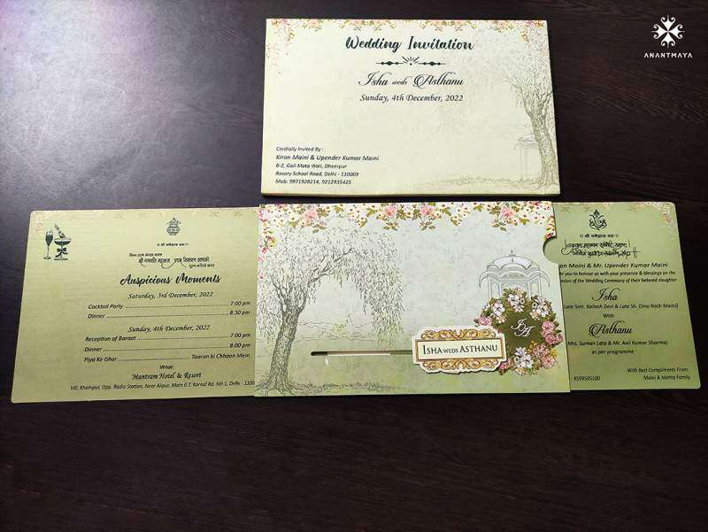 Handmade Invitation Card Handmade Wedding CardsHand made