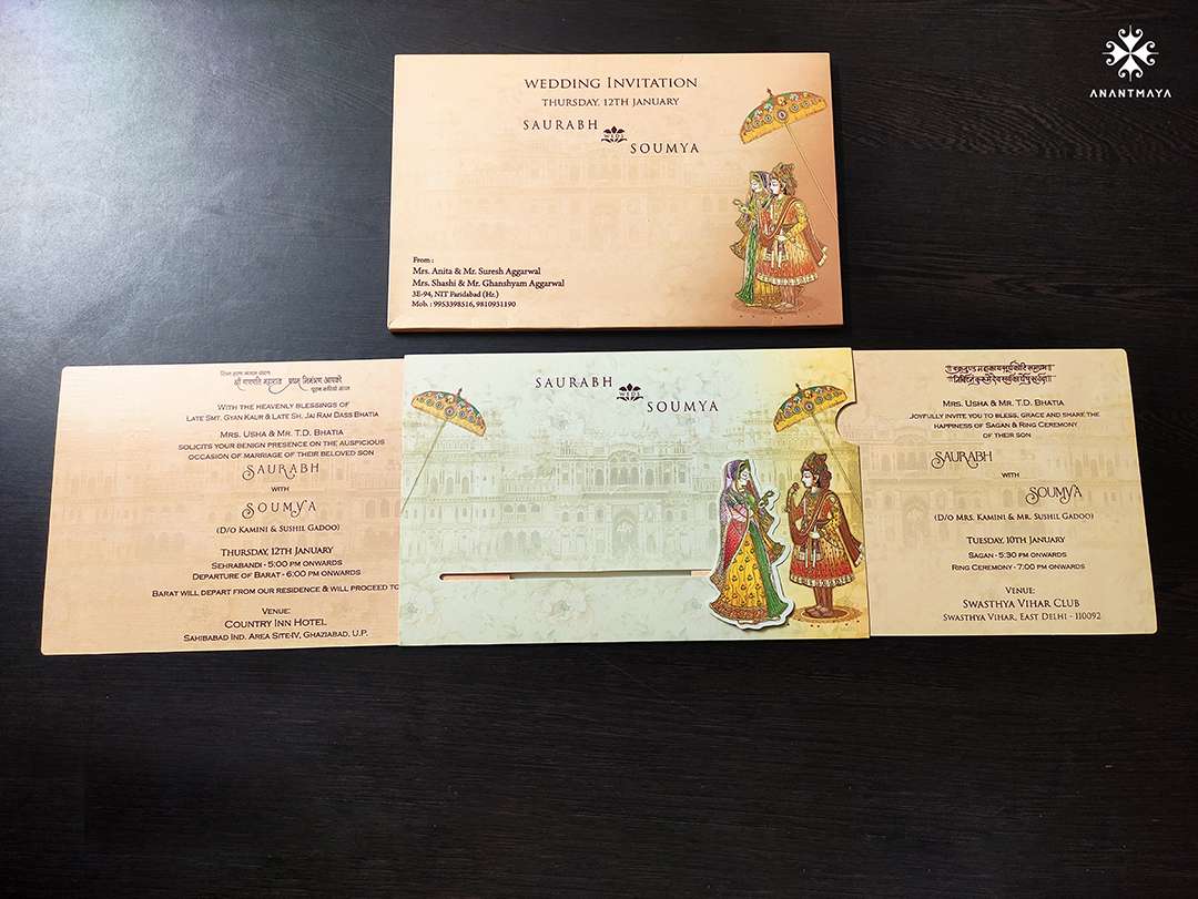 Handmade invitation card-3 handmade invitation card