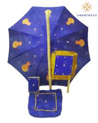 blue kasiyarthra set