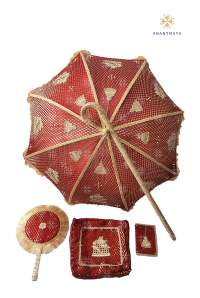 maroon kasiyatra set